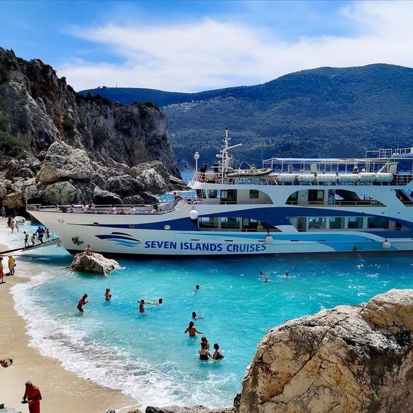 Makedonia Palace Boat Nidri on Seven Islands Cruise Lefkada