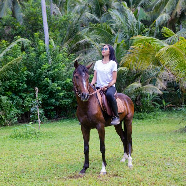 Our customer having an incredible ride at the jungle and some secret trails in Bali.