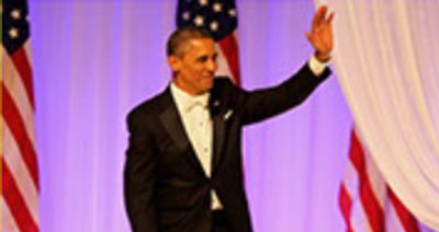 President Barack Obama at Purple Inaugural Ball
