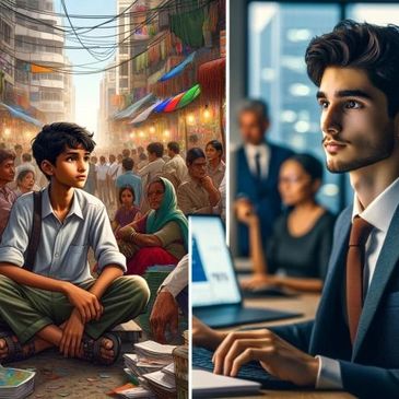 🌟 This story is from mid 1990s. There was boy, Curious Champak, in his teens in a bustling capital.