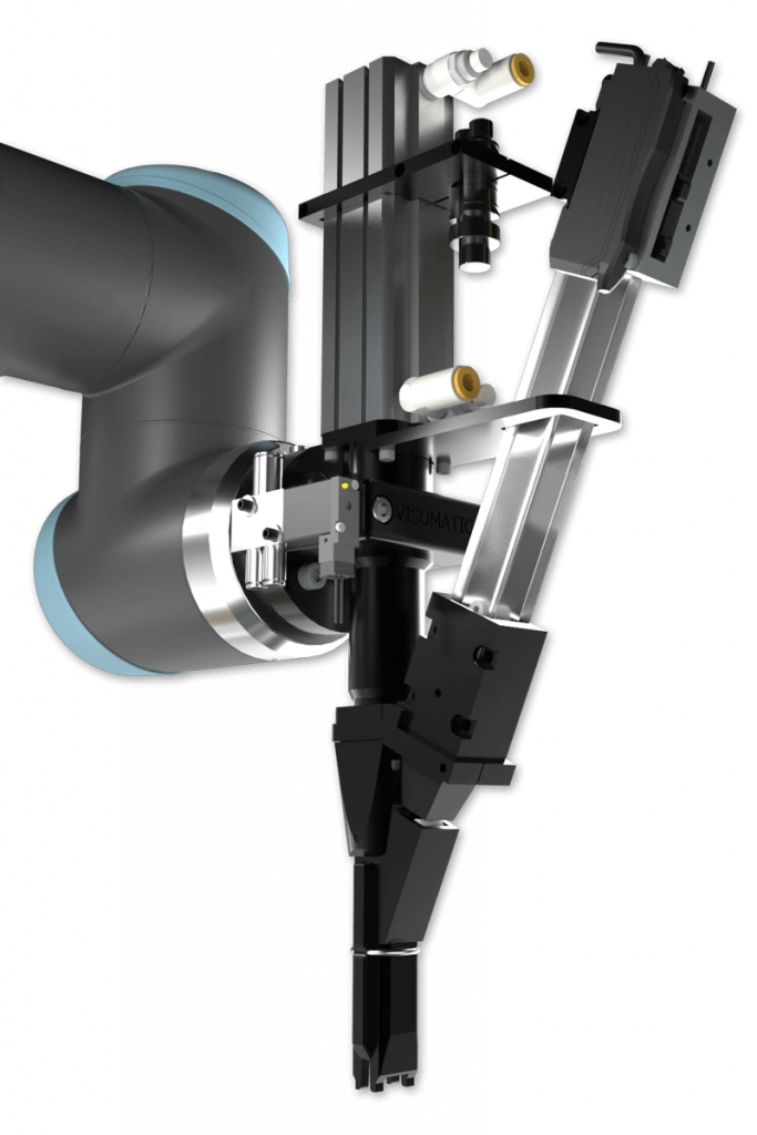 Collaborative Robot Automates Clip Insertion Using Visumatic Feed