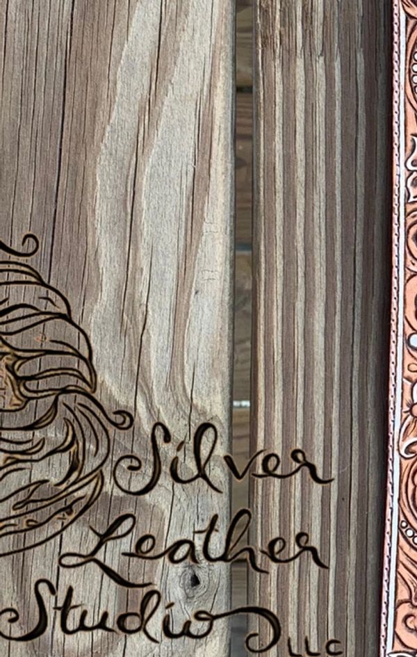 Hand tooled custom dog collar