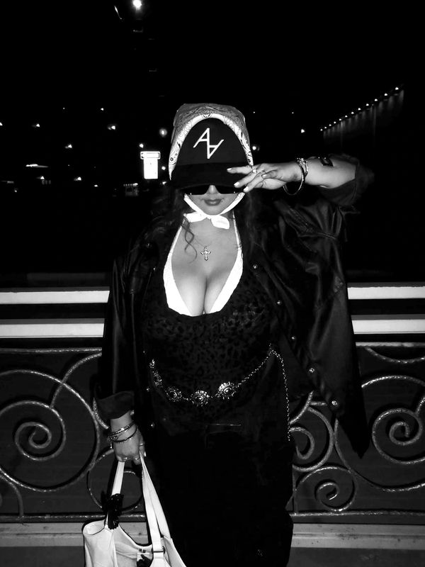 DBLA, Artistry and Authenticity, Women's Streetwear, Women's Fashion, Women Hat Outfit, Nightlife