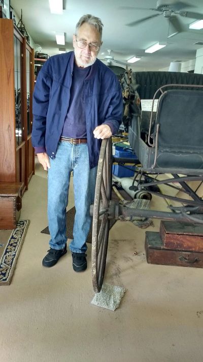 Buggy collector Bill Nygren of Geneva, Florida.