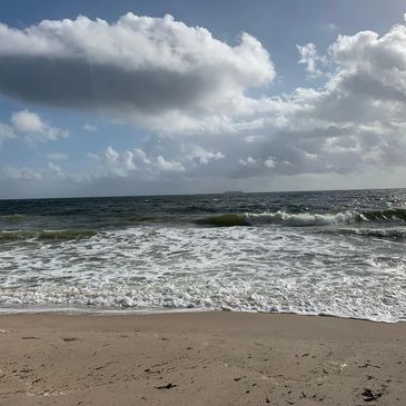 Clouds over the ocean