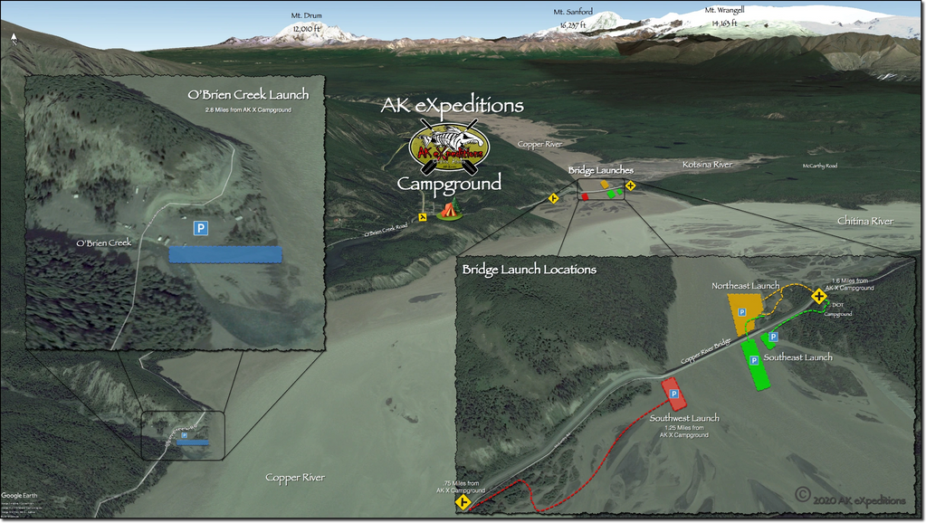 Chitna Dipnet Fishery, Dipnet Charter, Copper River Hunt Transporter. DI454 Bison Hunt, Big Game 