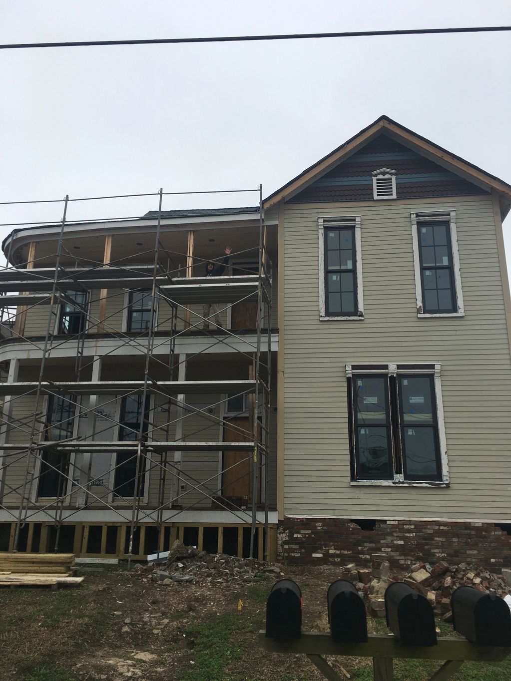 This is a photo of a Historical zoning renovation on Park Ave.This is an example of a complex reno.
