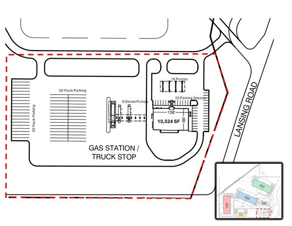 Windsor Township Commerce Park - Gas Station For Sale