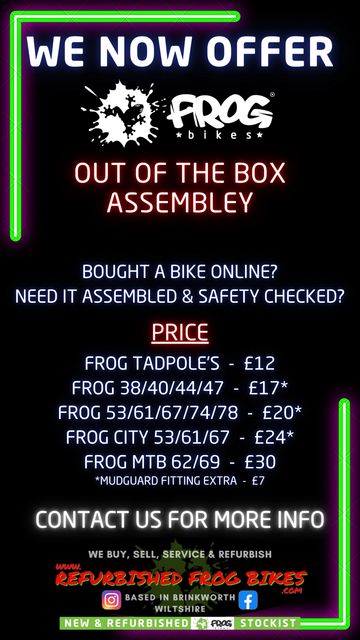 We build Frog Bikes out the box