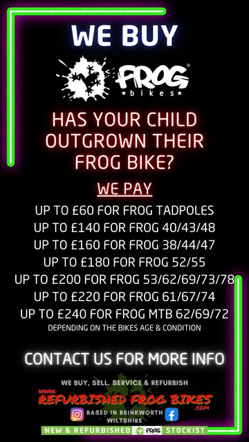 We buy Frog Bikes