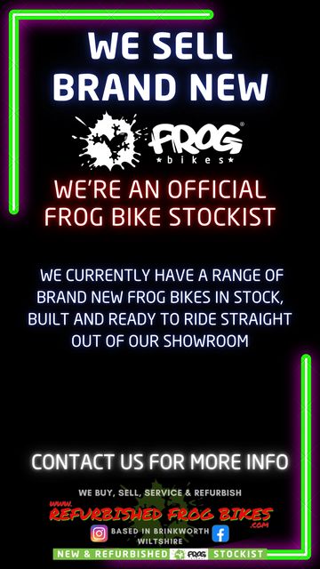 We sell brand new Frog bikes