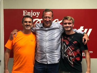 Group of close friends standing together and facing the camera