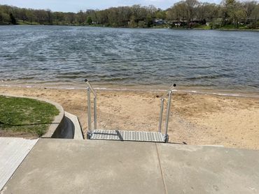 EZ Access to waterfront in City of Kalamazoo Park