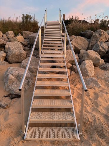 Ogden Dunes, Indiana, Steps, Beach Steps, Adjustable Beach Steps