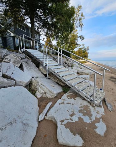 EZ Beach Steps in Wisconsin