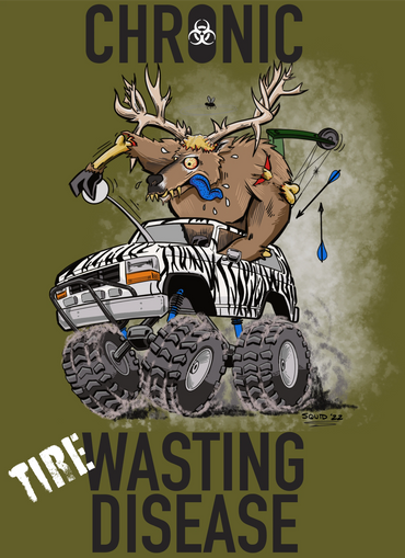 Zombie Deer driving Ted Nugent's Bronco