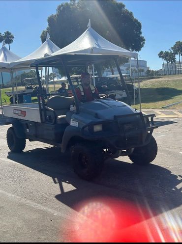 Our bike and stage installation team at Long Beach pride!