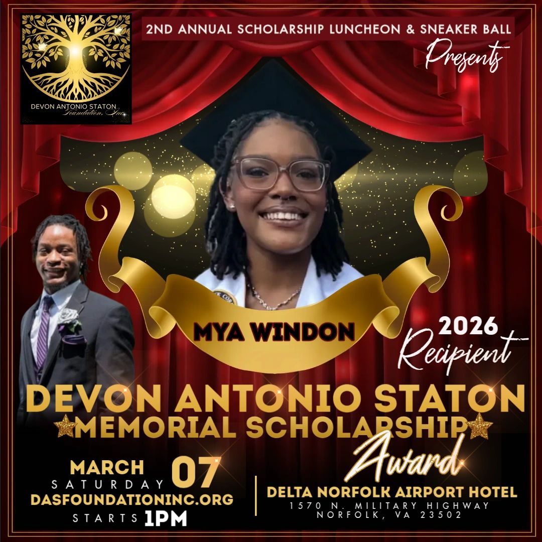 Mya Windon, 2026 recipient of the Devon Antonio Staton Memorial Scholarship Award.
