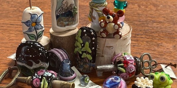 Glass Lampwork Beads by Nancy Gant
