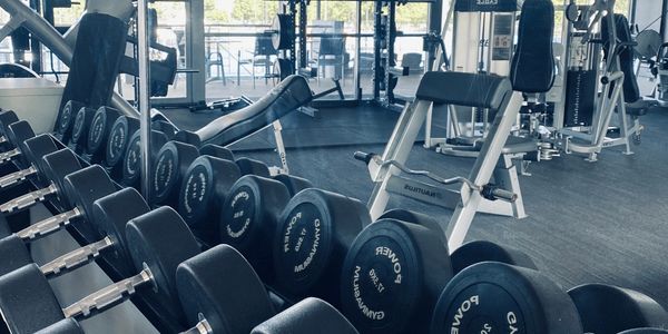 QSC Gym Cairns Dumbbells rack