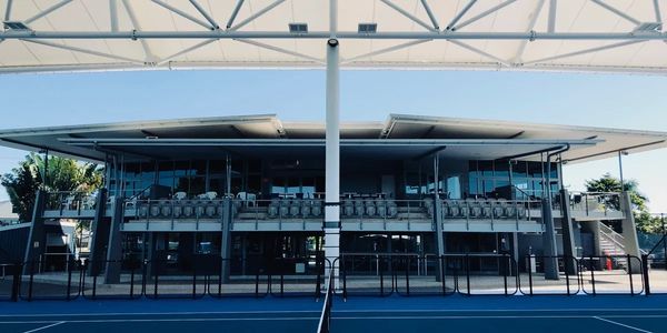 QSC Gym Cairns external view from tennis court  