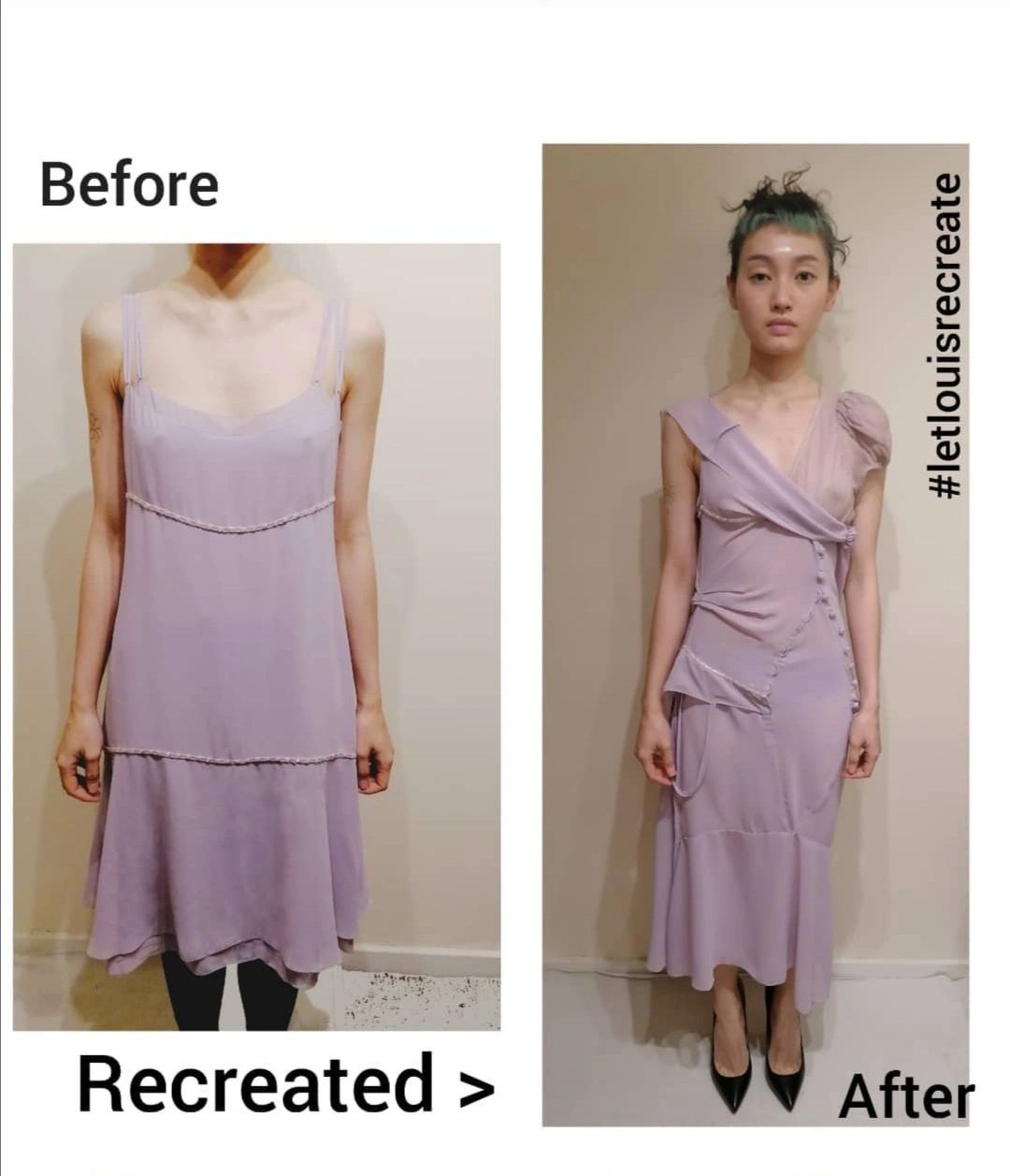 Recreated from an obsolete archive Chanel slip dress