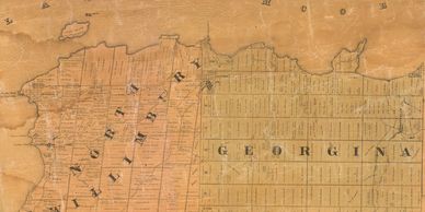 Historical map of Lake Simcoe Keswick Beach Association
