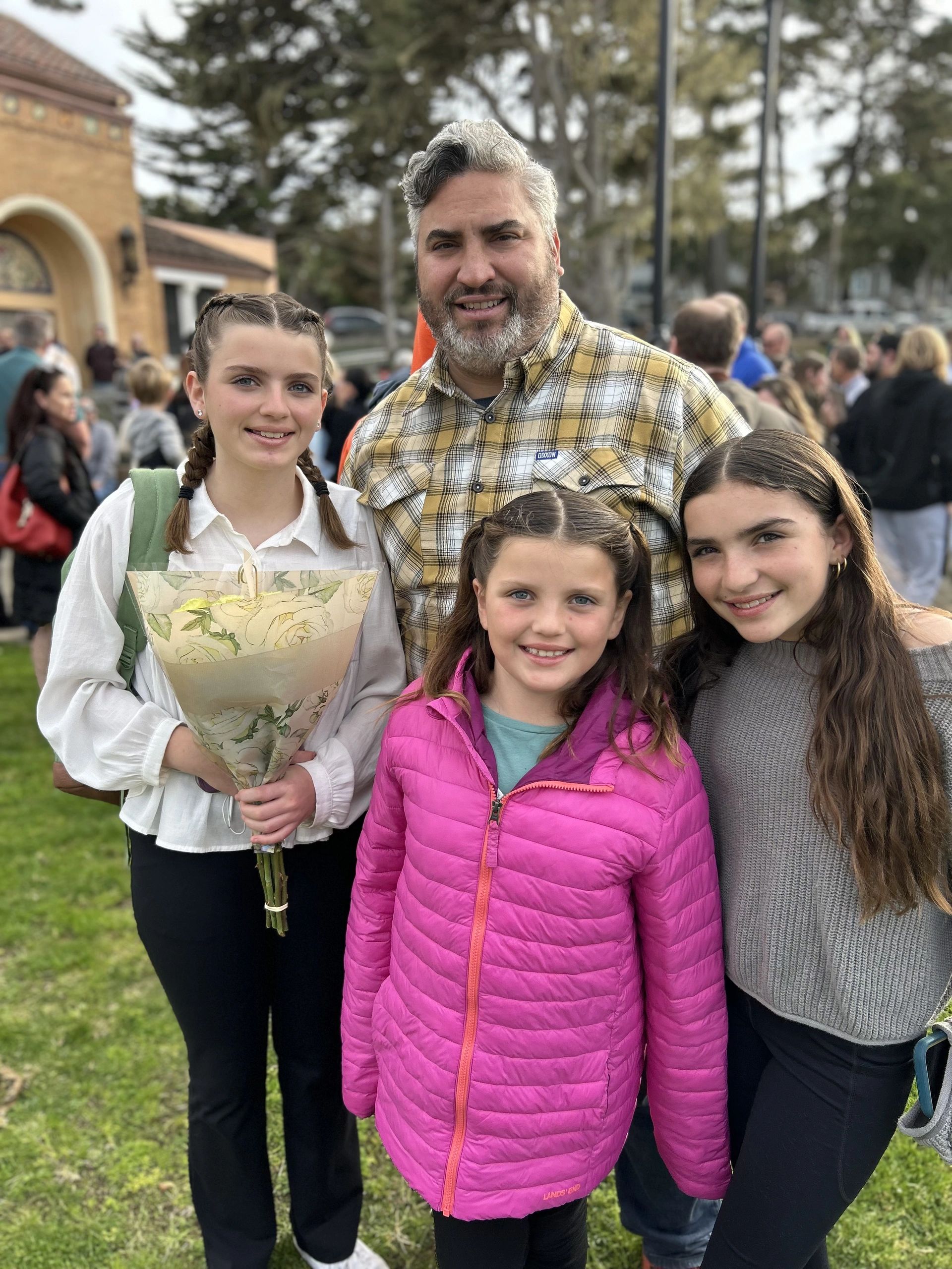 Nick Smith and his family outdoors