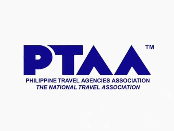 Logo of the Philippine Travel Agencies Association (PTAA).