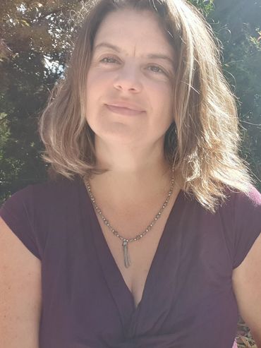 Emma relaxing in autumn sun