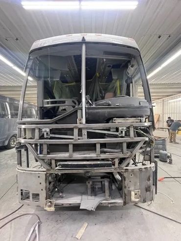 Motor Coach Front Cab Repair, Dallas Bus Repairs