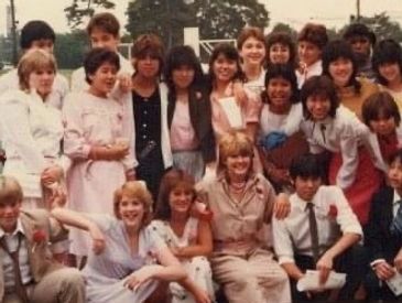This picture is from Camp Zama Middle School 8th grade graduation