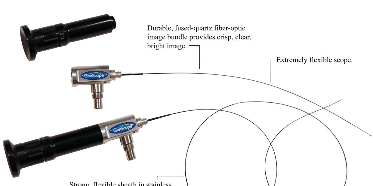 Micro-Diameter Flexible Borescope
Diameters range from .05mm - 2.0mm
Ideal for Aerospace, Automotive