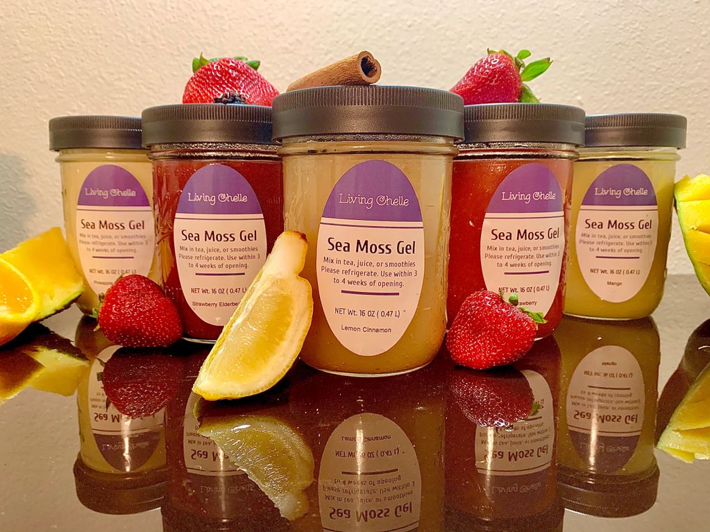 16 oz jars Gold Seamoss Gel