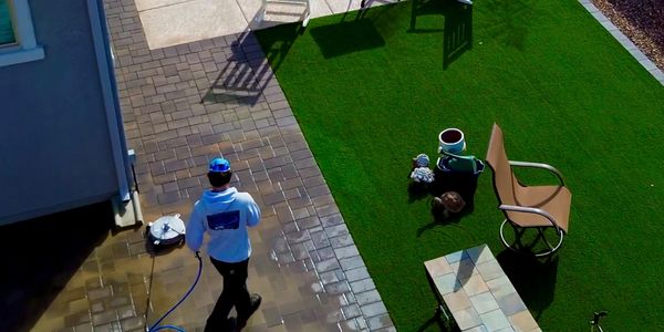 paver patio pressure wash 