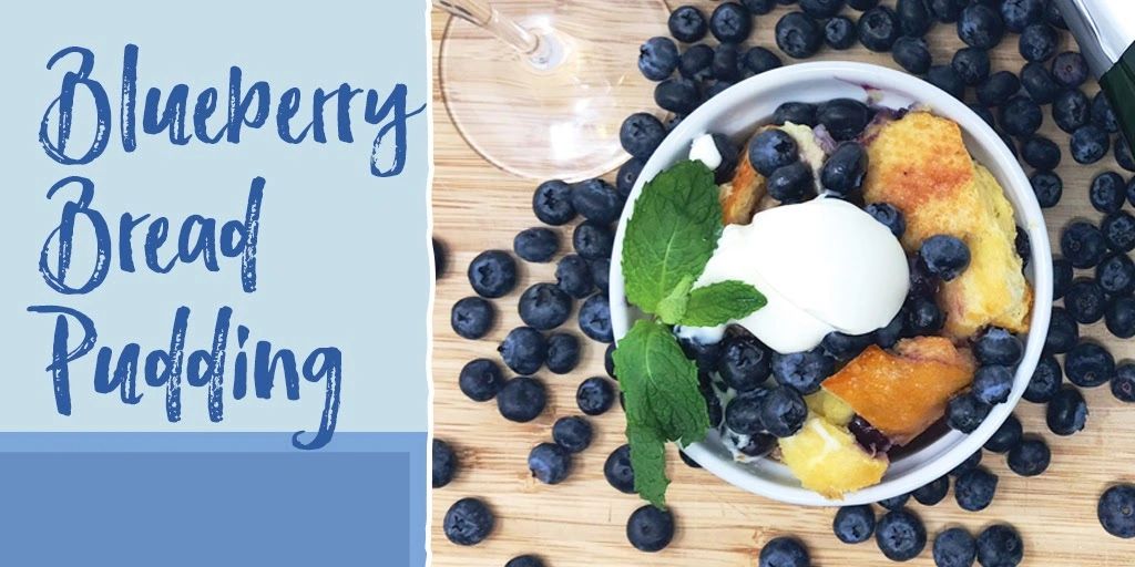 Blueberry Bread Pudding Brunch