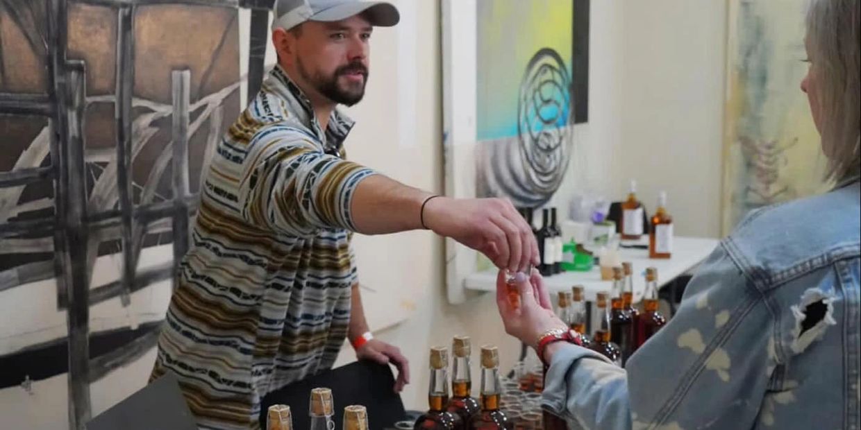 Whiskey tasting event at the Oklahoma Whiskey Festival 