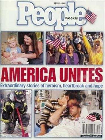 Peoples Magazine Photo-First Responder Matthew Fogg On 9/11 at the NYC World Trade Centers.Ground-0 
