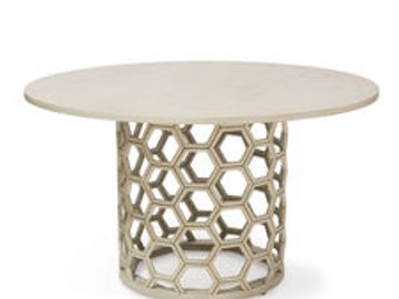 modern round dining table