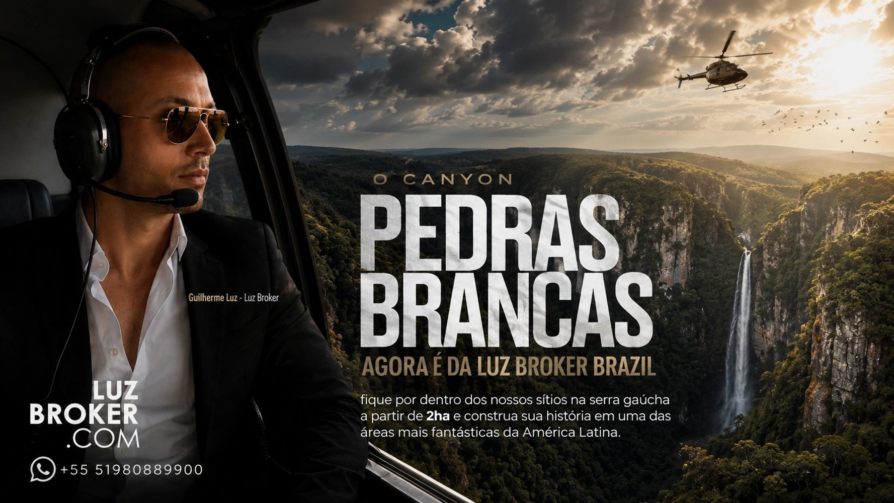 Sítios à venda no Canyon Pedras Brancas, em Três Forquilhas. Contato no WhatsApp 51980889900