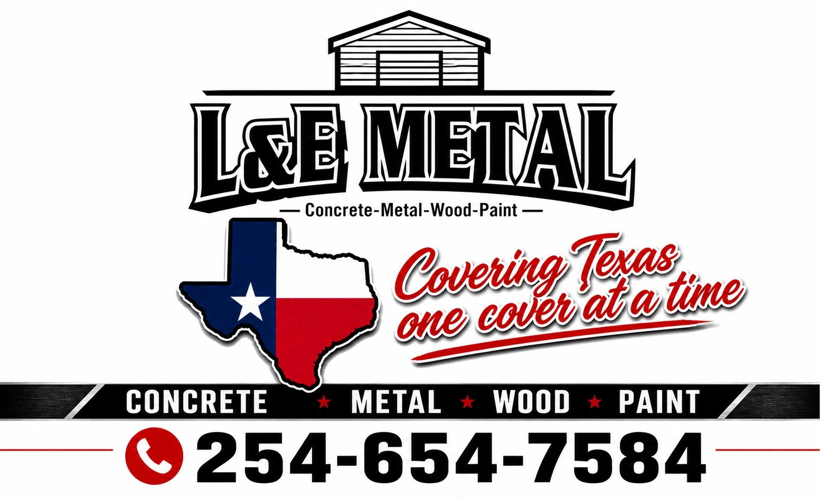 L&E Metal offers concrete, metal, wood, and paint services in Texas with contact 254-654-7584.