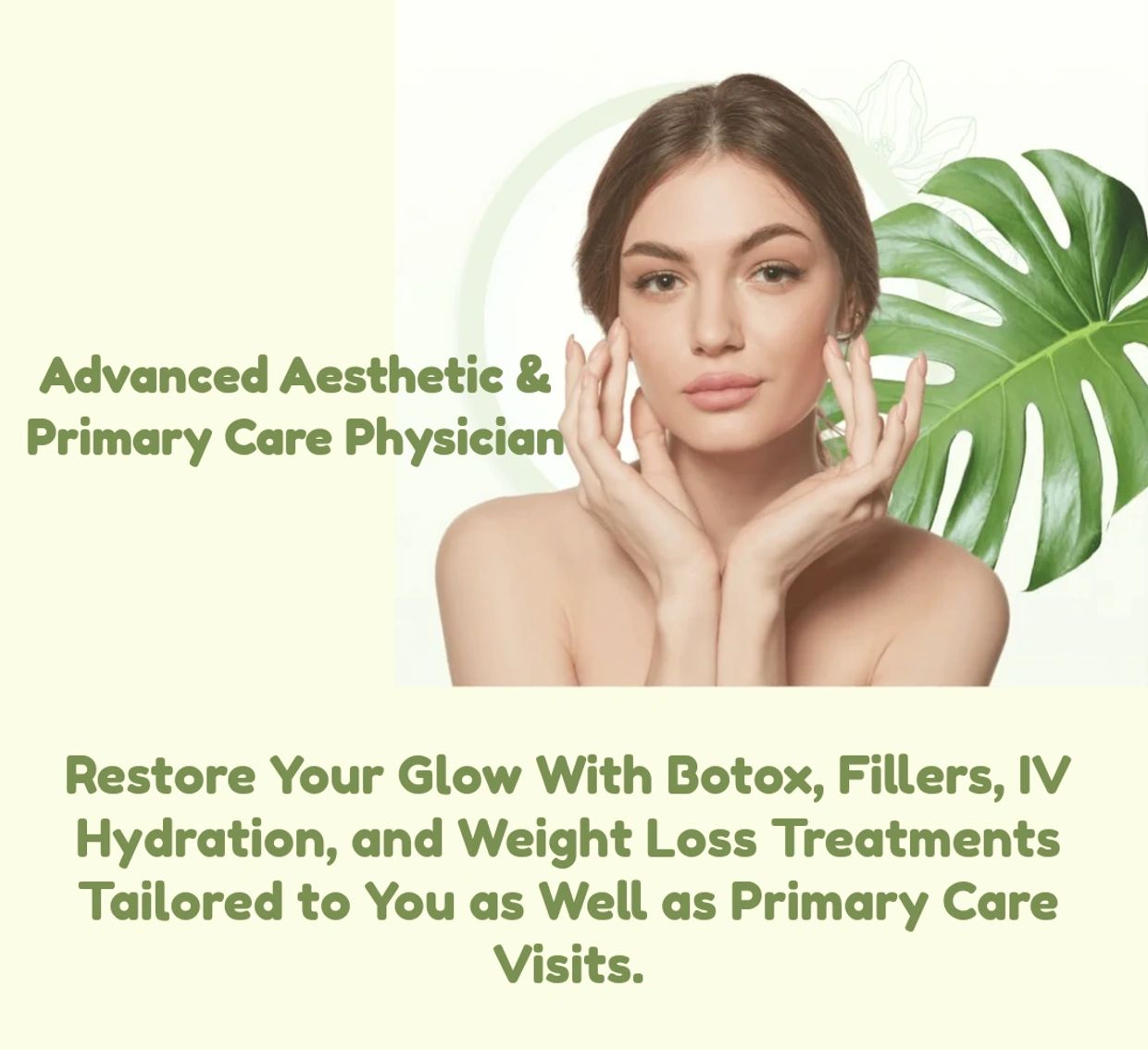 Restore Your Glow With Botox, Fillers, IV Hydration, and Weight Loss Treatments Tailored to You as W