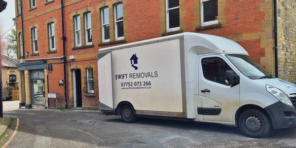 Team at work today,  removals dorset 