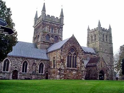 Wimborne town centre 
