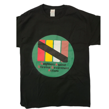 Black NAGGA T-shirt with large logo