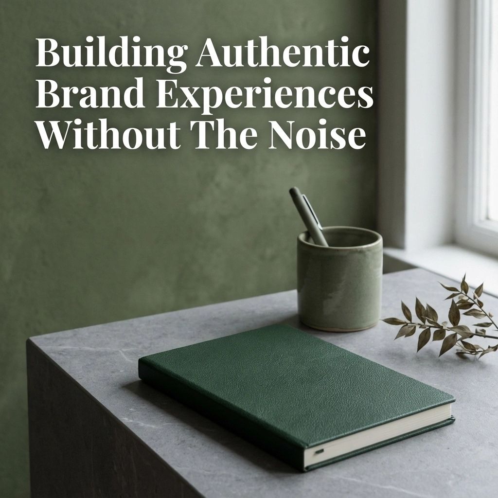 Authentic Brand Experiences Online Reference: Building Authentic Brand Experiences Without The Noise