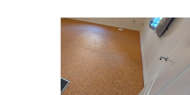 A room with underlay fitted