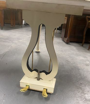 Rare Kemble Baby Grand white Piano in Cheshire, Manchester, Liverpool, North Wales, Chester, Preston