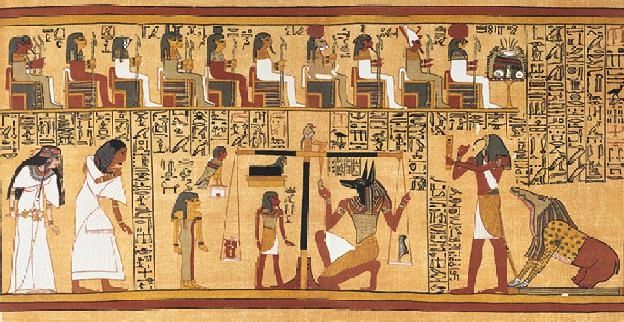Extrait du Livre de la Mort des Anciens Egyptiens 