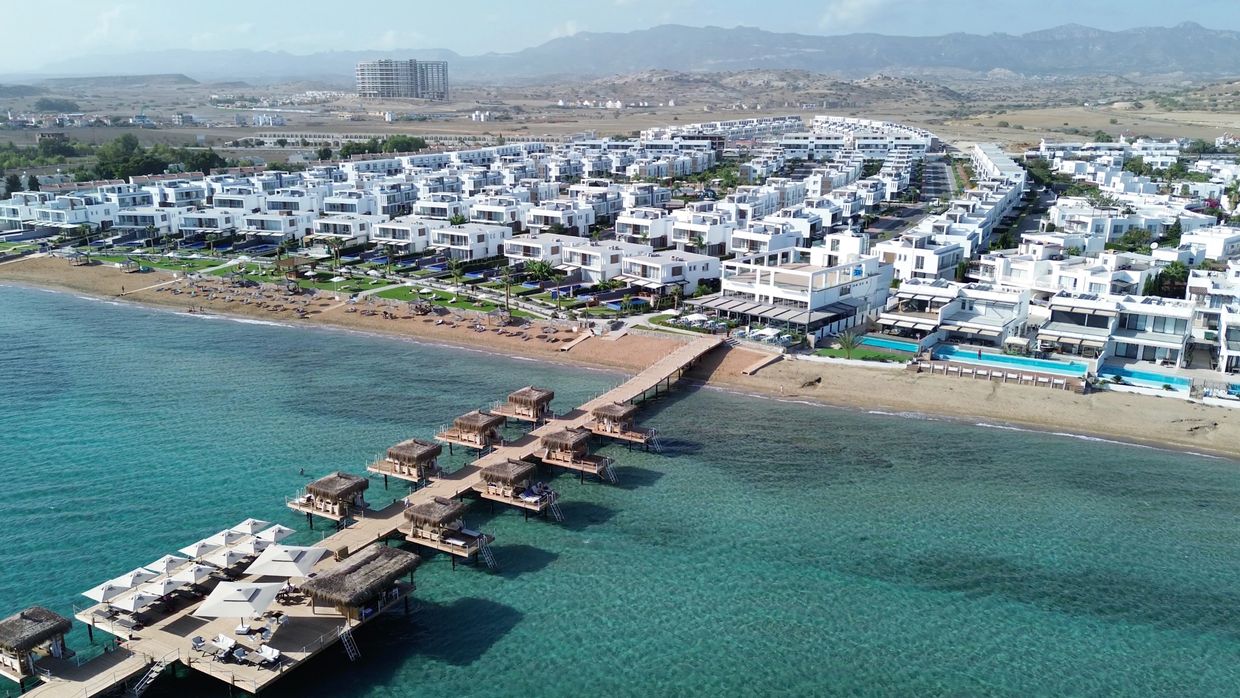 northern Cyprus luxury sea side villas. 